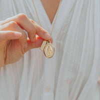 Lourdes Miraculous Mary Necklace