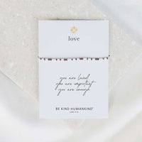 Love Morse Code Bracelet