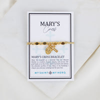 Mary's Cross Bracelet