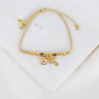 Mary's Cross Bracelet