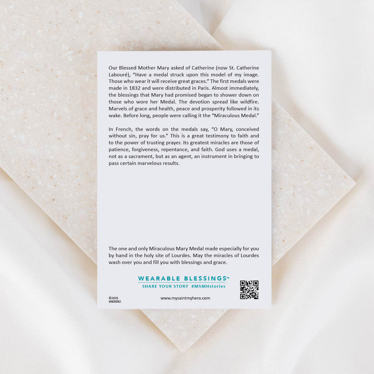 Lourdes Miraculous Mary Necklace