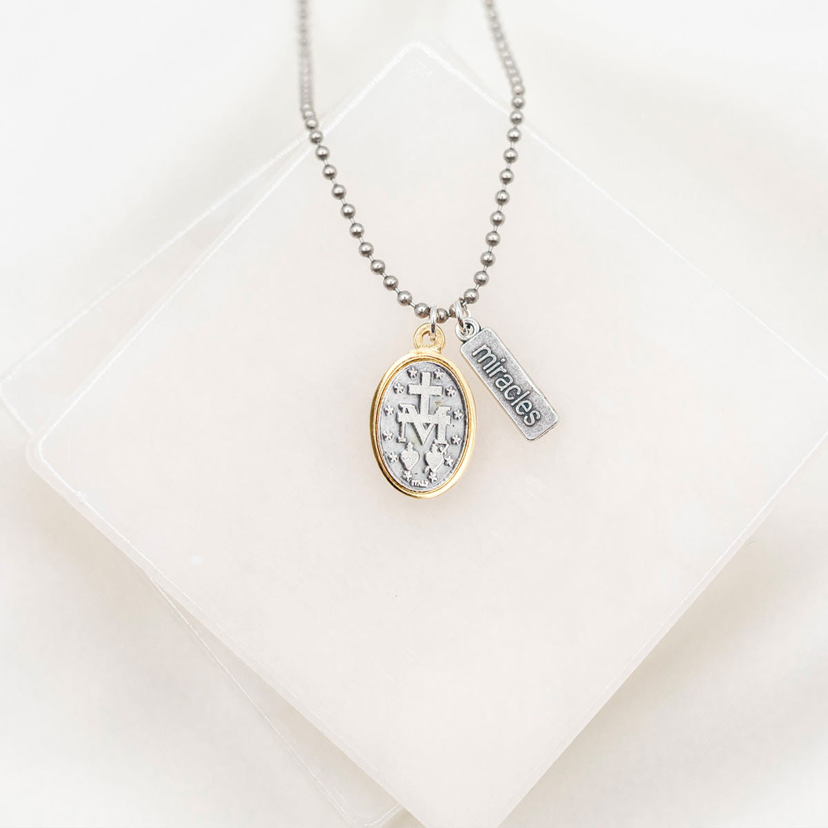 Miraculous Bead Ball Necklace