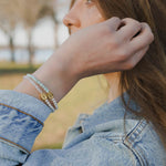 Mother Mary, Mother Me Blessing Bracelet - Gold