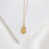 Our Lady of Fatima Gold Vermeil Pendant Necklace