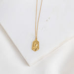 Our Lady of Fatima Gold Vermeil Pendant Necklace
