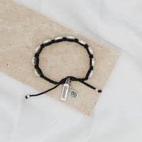 Our Lady of Mt. Carmel medal shows on a Benedictine Blessing Bracelet