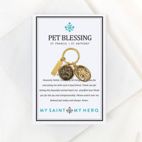 Saints Francis and Anthony Pet Blessing Tag