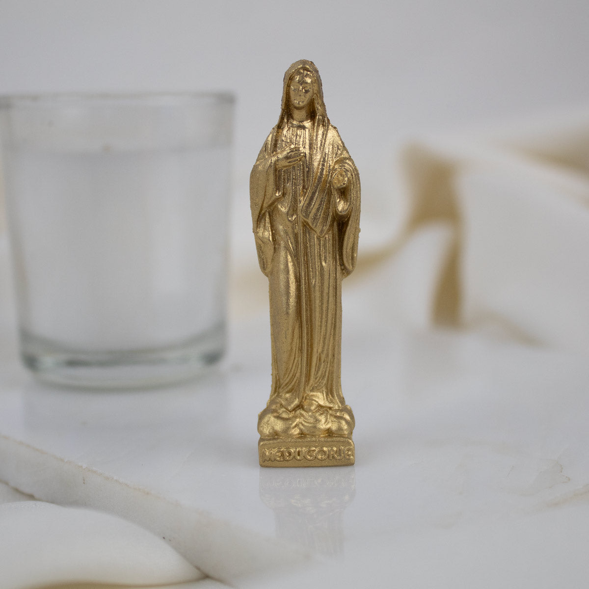 Miracle Mary Queen of Peace Petite Statue