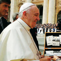 Pope Francis Medal Necklace