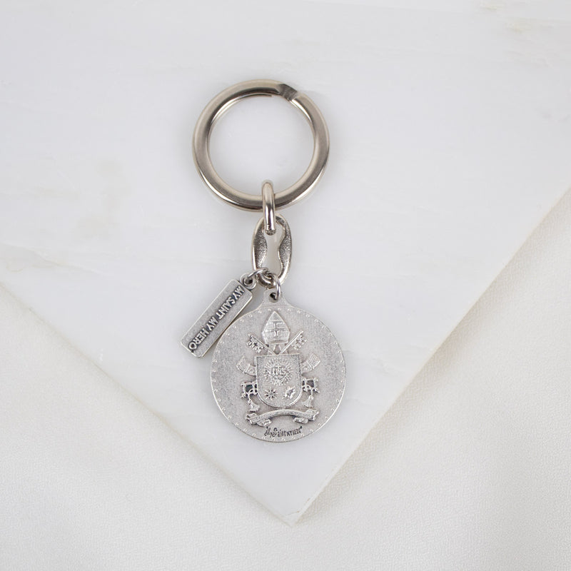 Pope Francis Medal Key Ring