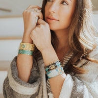 Archangel Michael Protection Cuff Bracelet