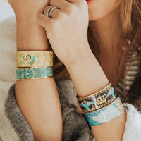 Archangel Michael Protection Cuff Bracelet