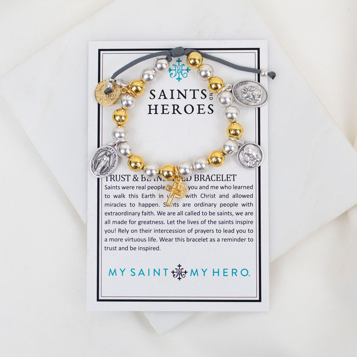 Saints & Heroes Charm Bracelet