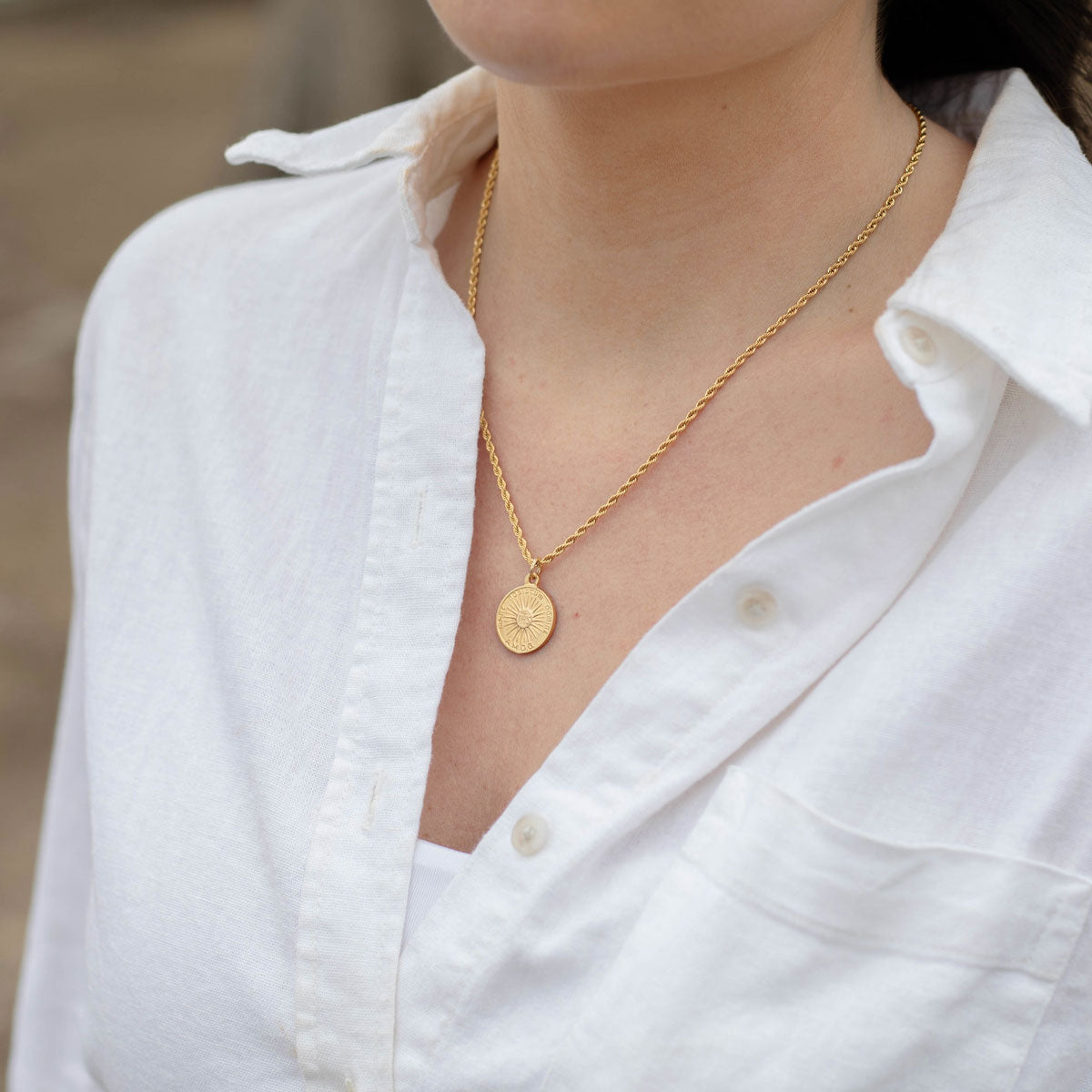Seek Him Necklace (Rope Chain)