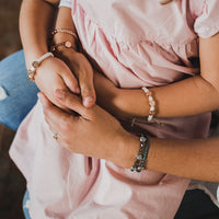 Share the Love Crystal Silver Bracelet