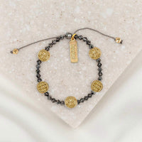 Share the Love Crystal Silver Night Bracelet