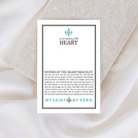 Sisters of the Heart Beaded Bracelet card front