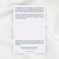 Something Blue Faithful Light Blessing Bracelet