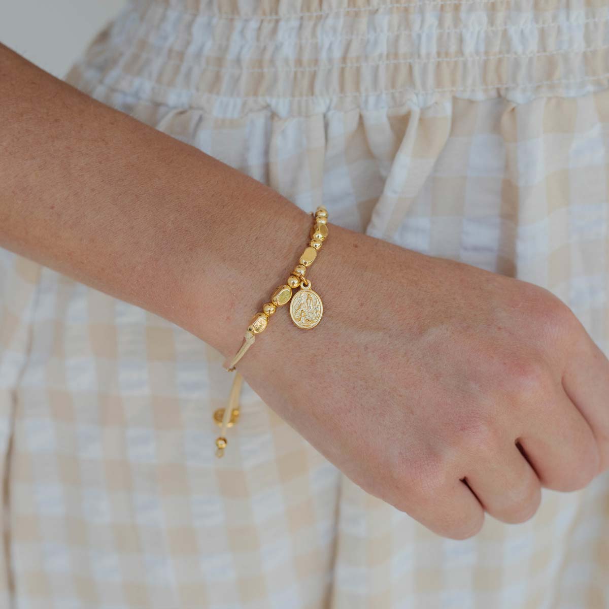 Saint Bernadette/Our Lady of Lourdes Little Saints Bracelet
