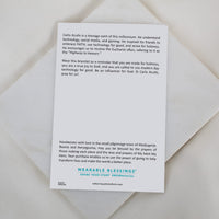 St. Carlo Acutis Blessing Bracelet for Kids product card back