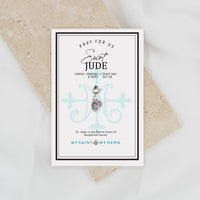 Saint Jude Medal on card