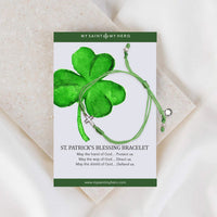 St. Patrick's Filled by Faith Blessing Bracelet
