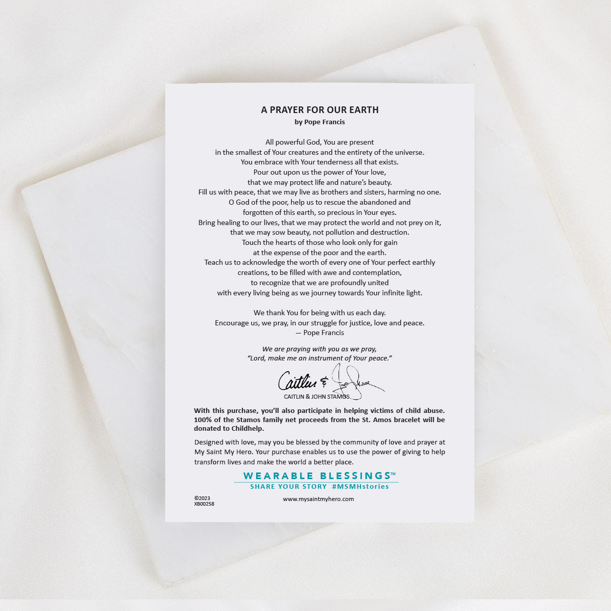 St. Francis Peace Bracelet