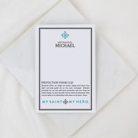 Archangel Michael Protection Visor Clip