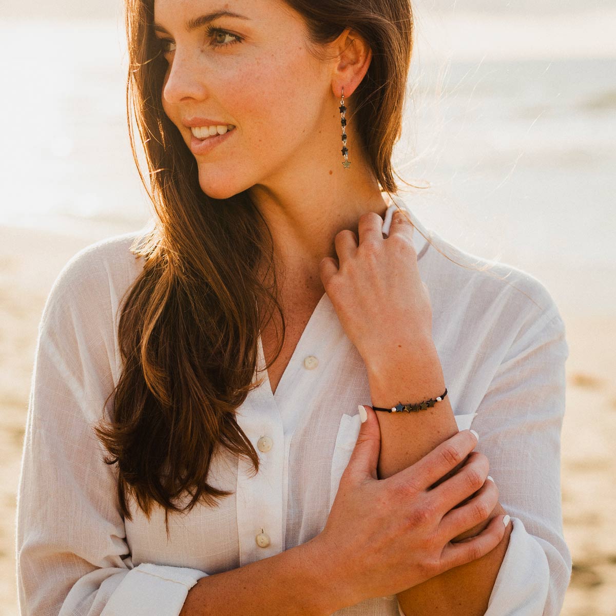 North Star Hematite Bracelet | Faith-Inspired Star Bracelet | My
