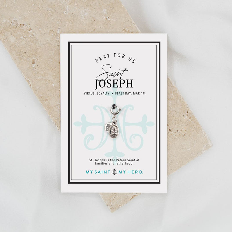 St. Joseph Medal on inspirational card