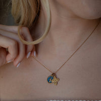 Vintage Blessing Lineage of Love Gold Necklace