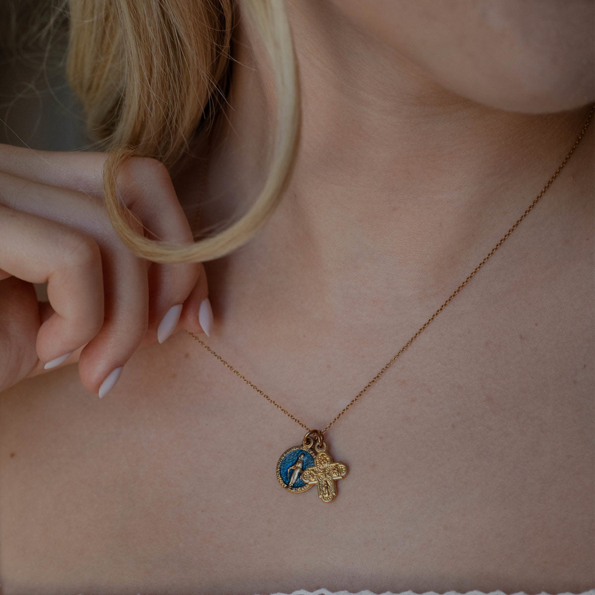 Vintage Blessing Lineage of Love Gold Necklace