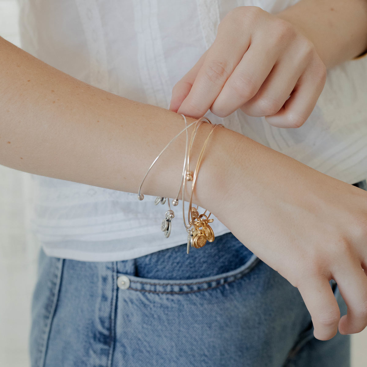 Archangel Michael/Guardian Angel Whisper Bangle Cuff