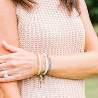 Wonderfully Made Bracelet - Gold Cross