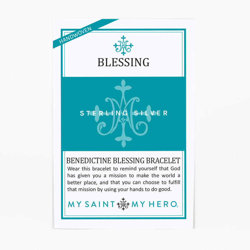 Sterling Silver Benedictine Blessing Bracelet Product Card