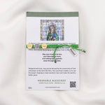 St. Patrick's Day Blessing Bracelet on gifting card with prayer