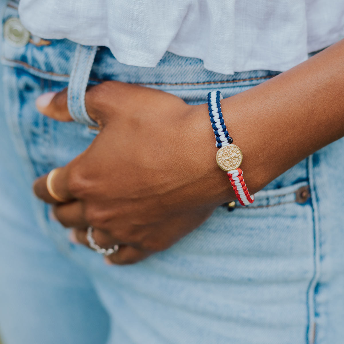 Unity Woven Bracelet | Pope Leo XIV Benedictine Bracelet – My
