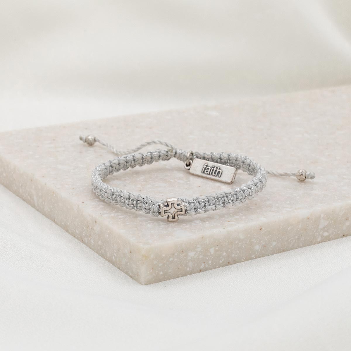 Custom-Designed Scripture Charm Bracelet – Meaningful Jewelry Pink / Heart
