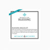 Sterling Silver Beaded Benedictine Blessing Bracelet product card front