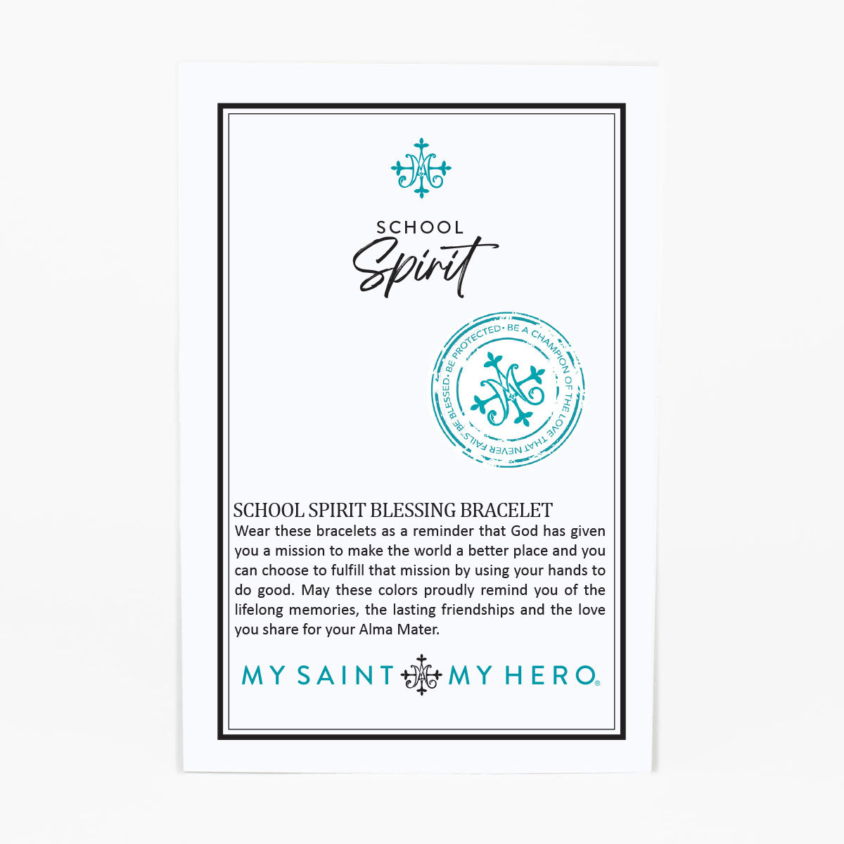 School Spirit Blessing Bracelets