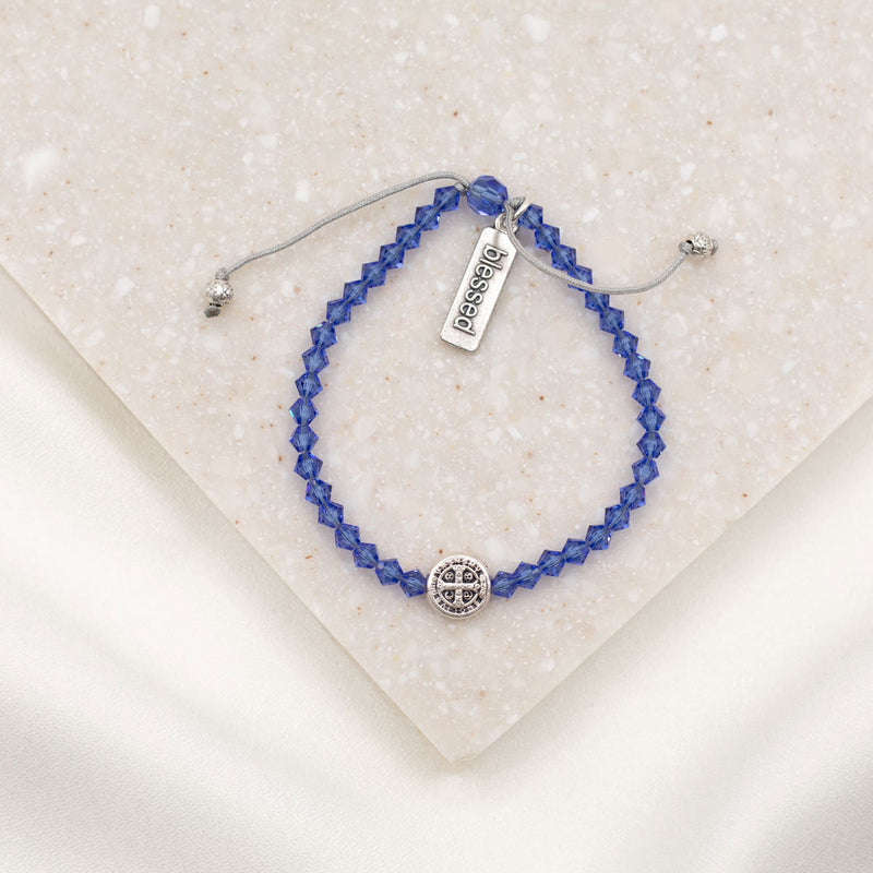 Handmade Blessing Bracelet The Perfect Caring Gift (Blue) –  , Inc.