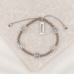 Stellar Blessings Light of Dawn Blessing Bracelet with Crystals and Benedictine Medals