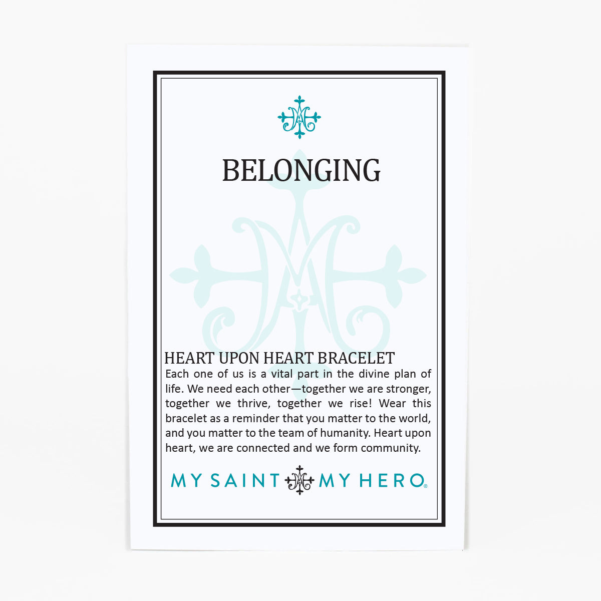 Belonging Heart Upon Heart Bracelet product card front