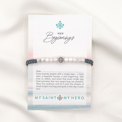 New Beginnings Customizable Gifting Inspirational Blessing Bracelet Card
