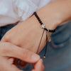 Jesus Prayer Bracelet on model's wrist close up