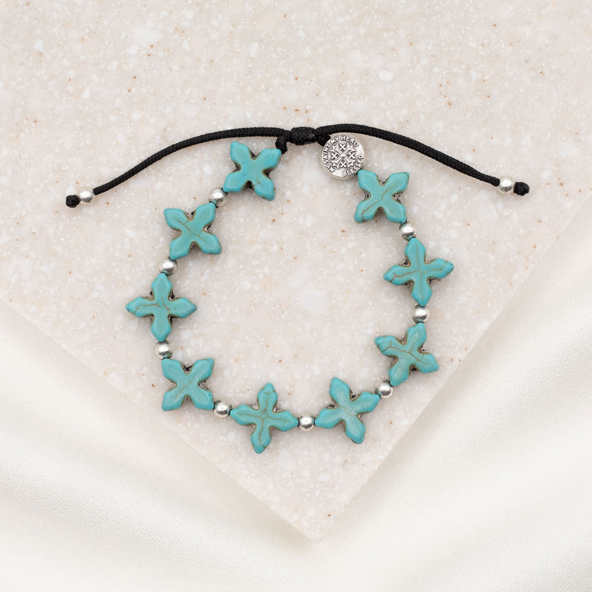 My saint my hero grounded in faith bracelet Clearance