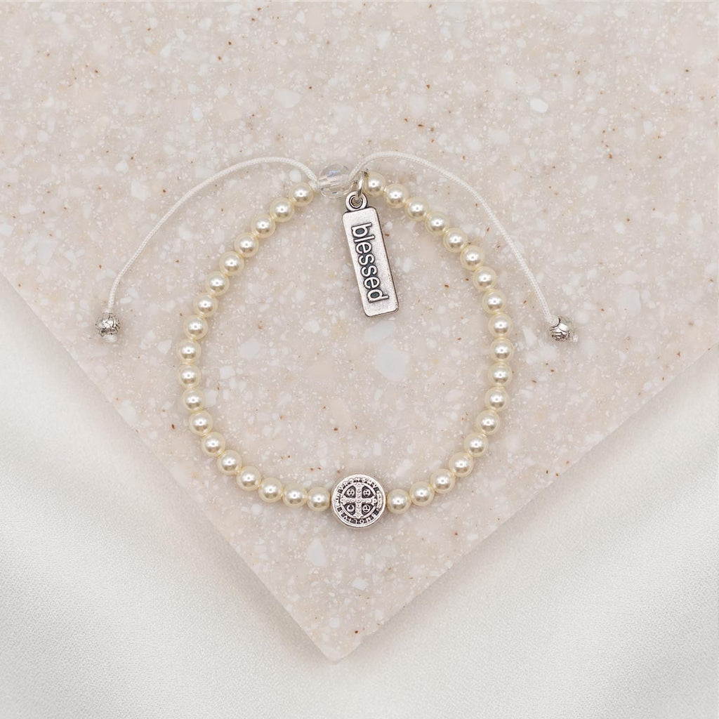 Shine Bright Crystal Benedictine Blessing Bracelets – My Saint My Hero