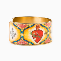 Holy Family Everlasting Heart of God Cuff Bracelet Side