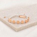 Share the Love - St. Amos Love Bracelet - White/Rose Gold