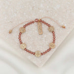 Share the Love St. Amos Love Premium Crystal Bracelet - blush pink and rose gold